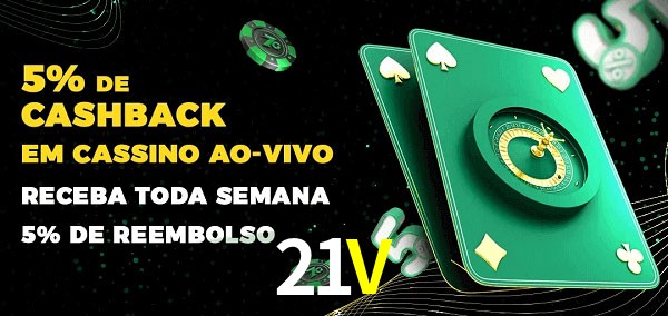 Promoções do cassino ao Vivo 21V